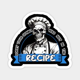 Chef Humor funny mood saying Magnet