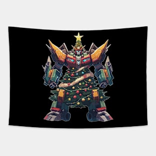 Artificial Christmas Tree Robot Tapestry