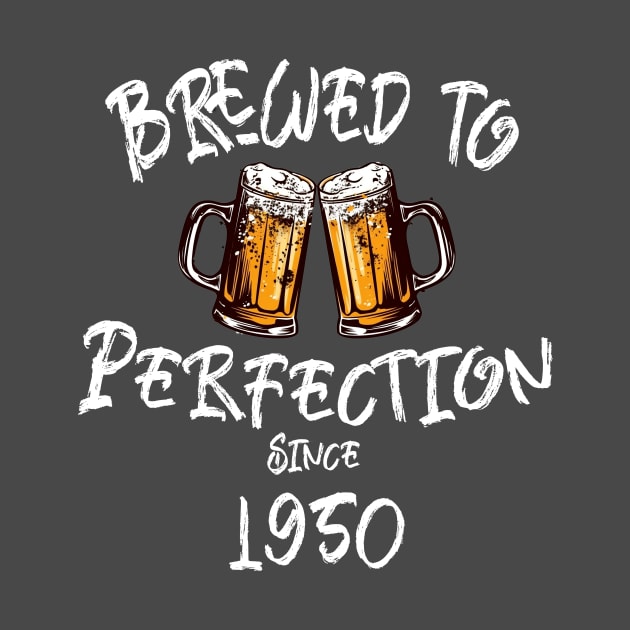 Brewed to Perfection, Personalized Birth Year T-shirt, Birthday Custom Shirt, Birthday Gift, Tee by Alpha Omega Expression