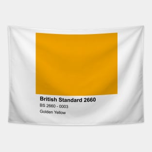 Golden Yellow British Standard 0003 Colour Swatch Tapestry