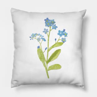 Forget me not Pillow