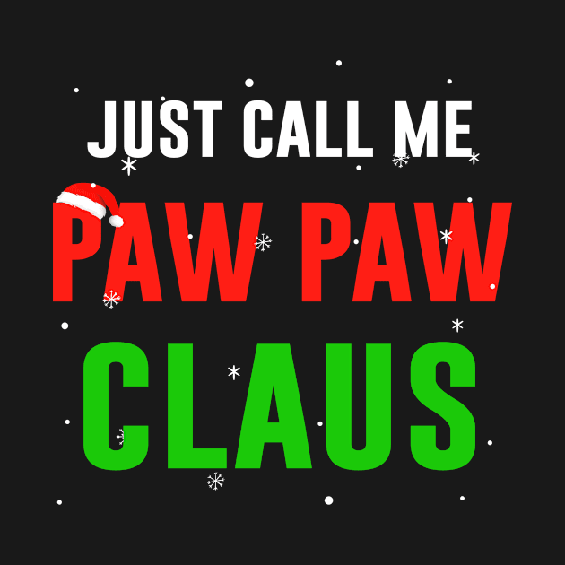 Santa Paw Paw Claus Matching Family Christmas Pajamas by Marks Kayla