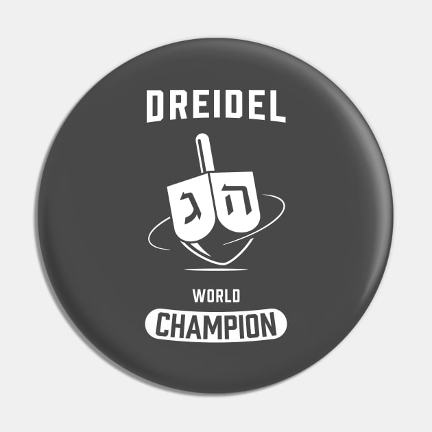 Dreidel World Champion Pin by zoljo