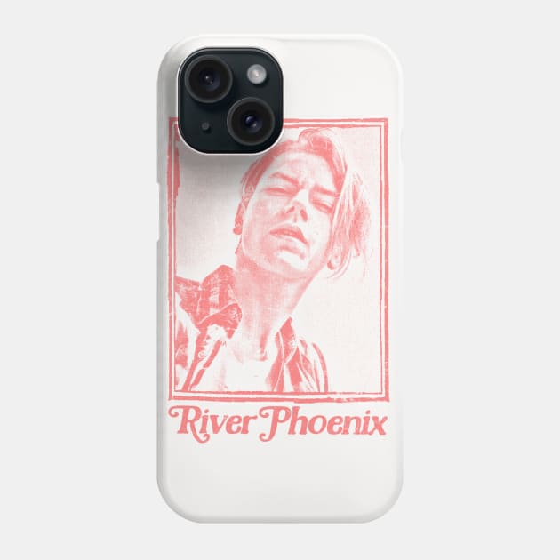 River Phoenix - 90s Style Retro Design Phone Case by DankFutura