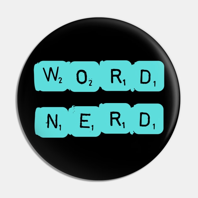 Word Nerd Pin by Whoopsidoodle