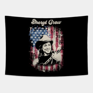 Vintage Distressed Sheryl Crow Tapestry