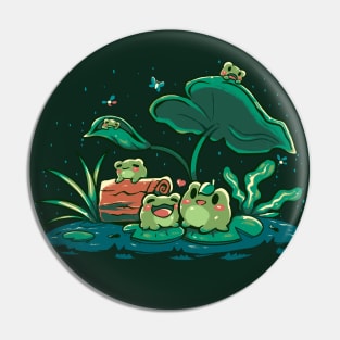 Froggy Friends Pin