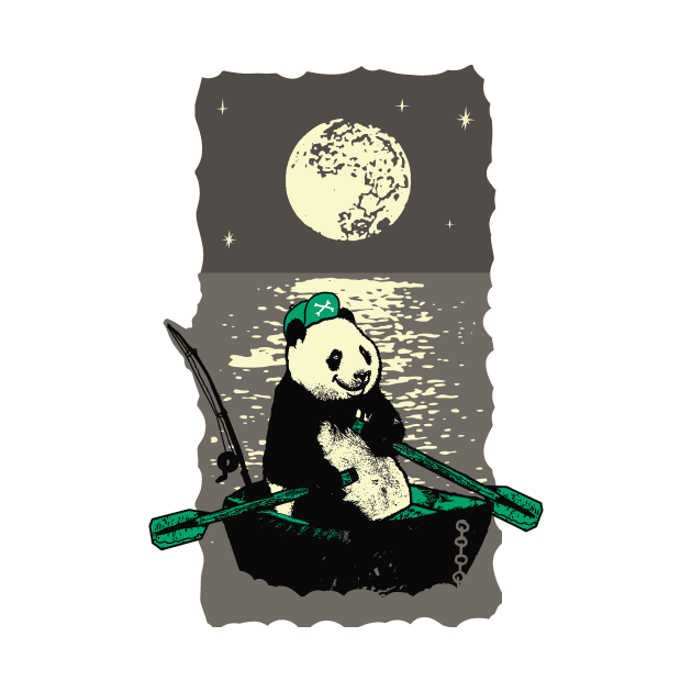 Panda travels the ocean by vesterias