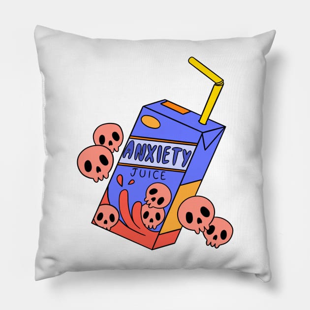 Anxiety Juice Pillow by cmxcrunch