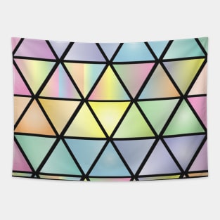 pattern triangulos tonos pastel Tapestry