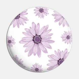 Light Purple Marguerite Decor Pin