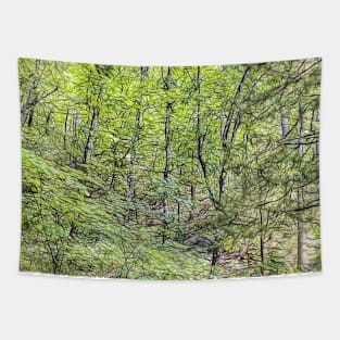 Woods 21 by Kristalin Davis Tapestry