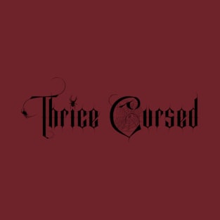 Thrice Cursed Logo - Black T-Shirt