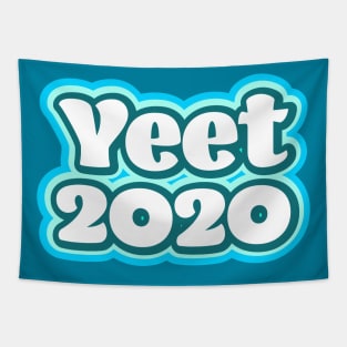 Yeet 2020 - Retro Blue Tapestry