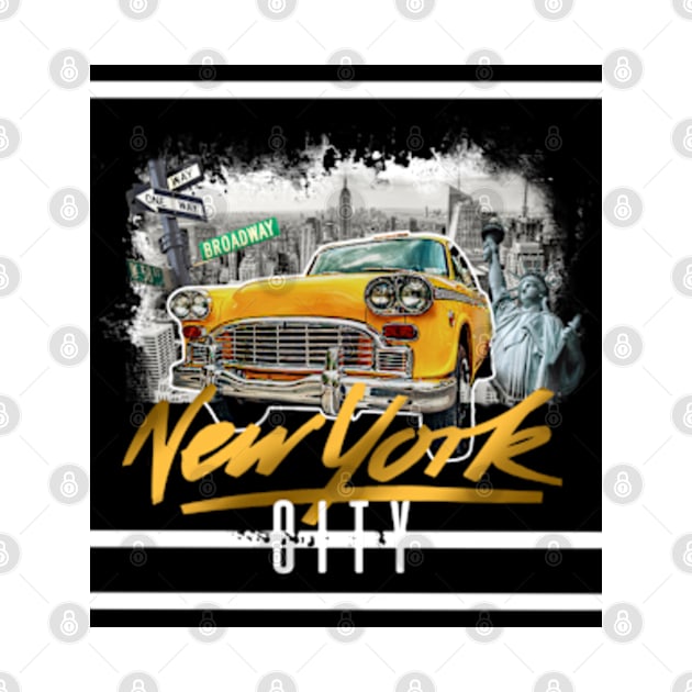 New York cab design by SAN ART STUDIO 