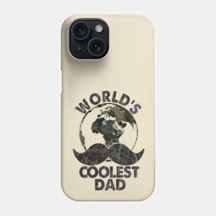 World's Coolest Dad Mustache Phone Case