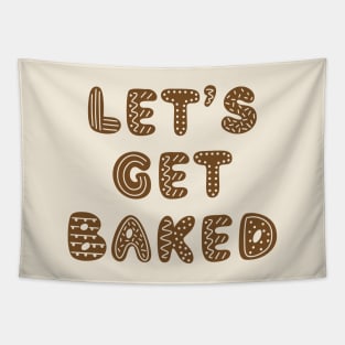 Let's Get Baked Gingerbread Cookies Tapestry