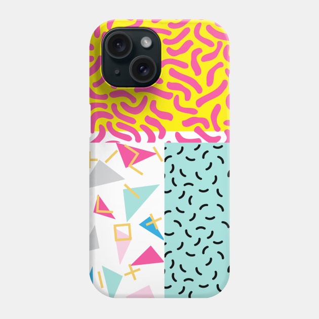 90's Pattern Funky Colors Phone Case by Tobe_Fonseca