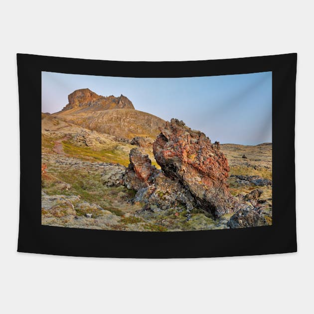 Troll Mountain Rock Tapestry by somadjinn