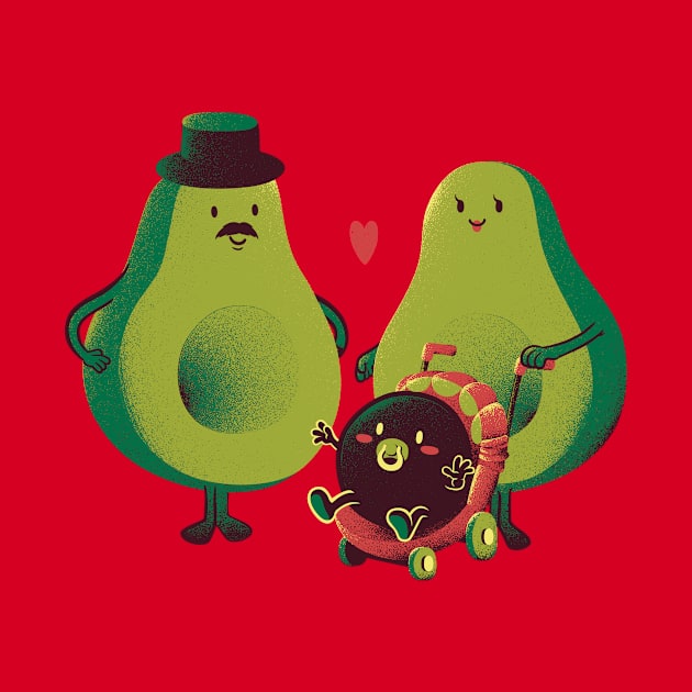 Avocado Family Best Mom Best Dad by Tobe Fonseca by Tobe_Fonseca