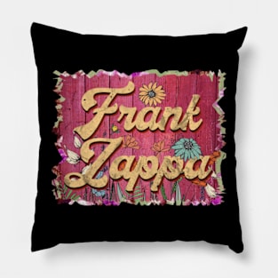 Classic Zappa Personalized Flowers Proud Name Pillow