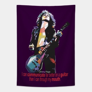 Guitarist Quote Tapestry