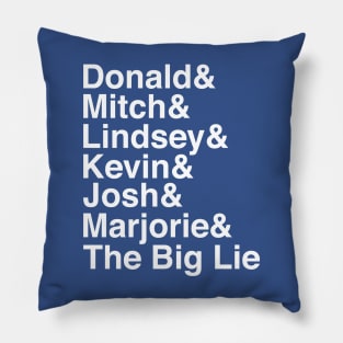 The Big Lie Name Stack Pillow