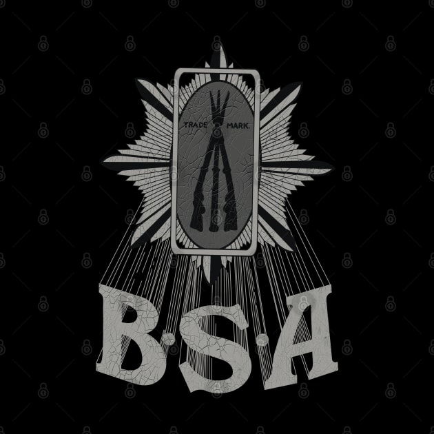 Vintage BSA Motorcycles Design by MotorManiac