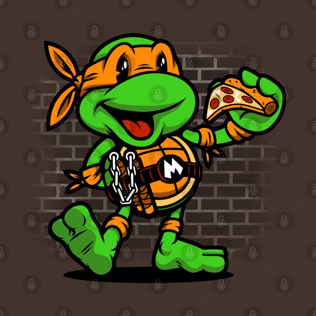 Vintage Michelangelo by harebrained