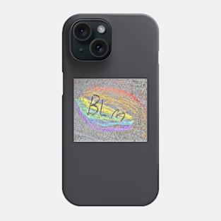 BLM Equality Chalk Street Art - Back Phone Case