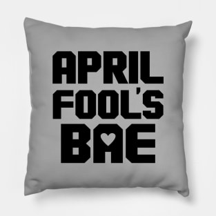 Funny Punny Bae BF GF Couple Matching April Fools Meme Pillow