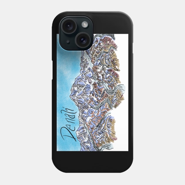 Denali In Color Phone Case by CorrieMick