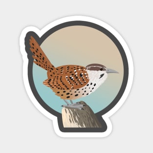 Spotted wren Magnet