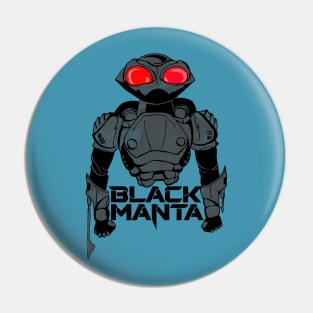 Black Manta Graphic Pin