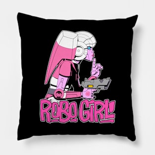 Robo Girl Pillow