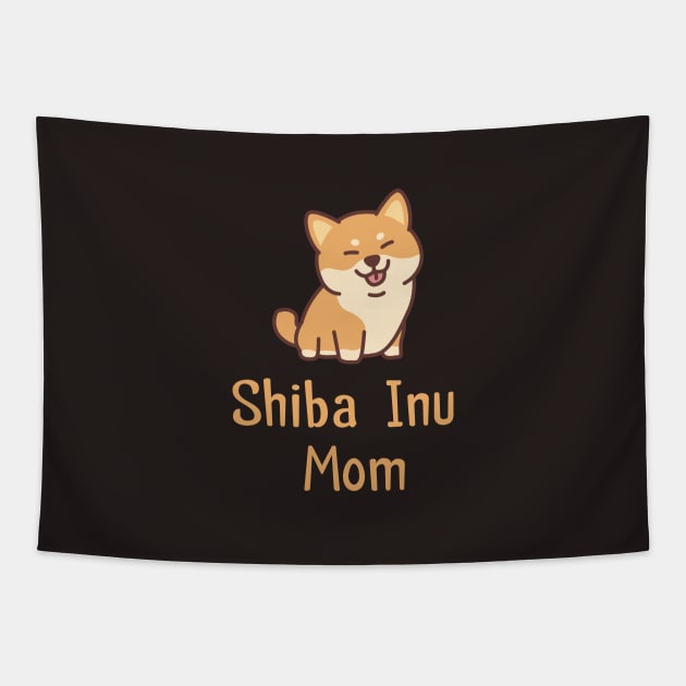 Shiba Inu Mom, Shiba inu mask, Shiba inu owner gift, gift for shiba owner, shiba inu mama, shiba inu gift Tapestry by crocozen