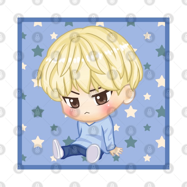 BTS KPOP JIMIN CUTE CHIBI CHARACTER by moonquarius