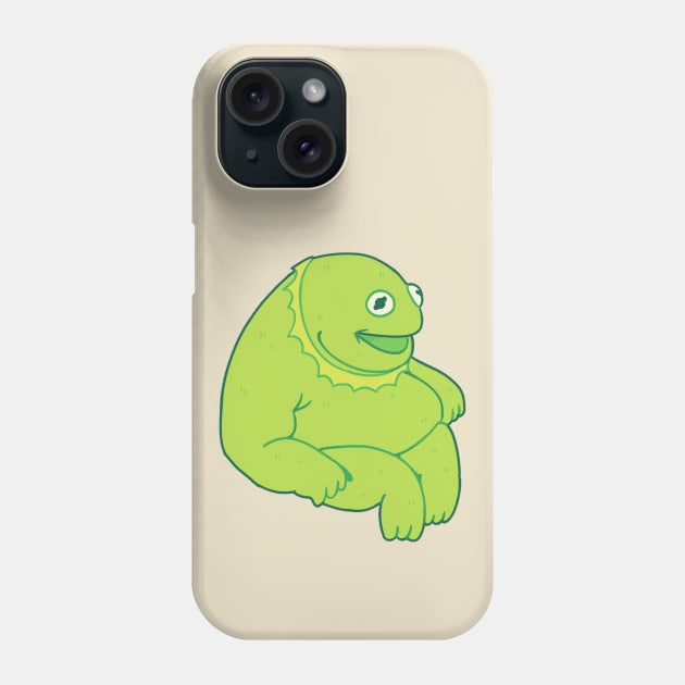 Fat Kermit Phone Case by Tina's Tees