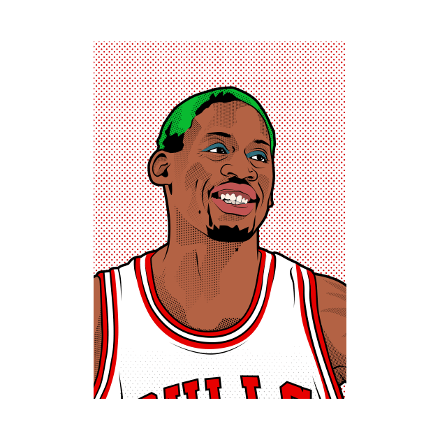 Dennis Rodman by dbl_drbbl