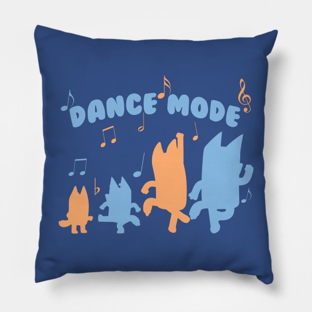 Heeler Dance Mode Pillow by SirRonan