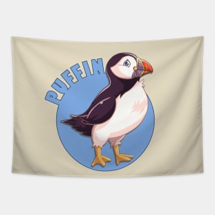 Puffin Logo Tapestry