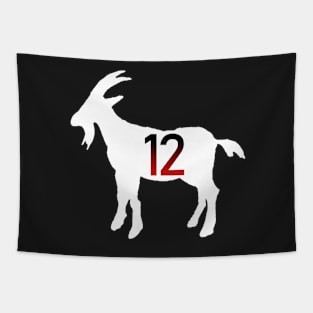 GOAT 12 GREATEST OF ALL TIME - GOAT GIFTS Tapestry