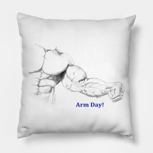 Arm Day! Pillow