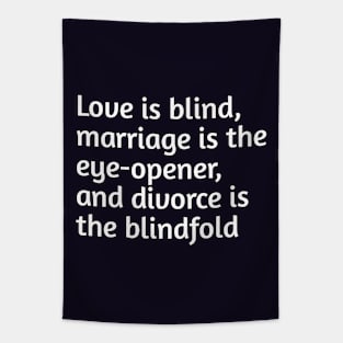 Funny valentines day joke Tapestry