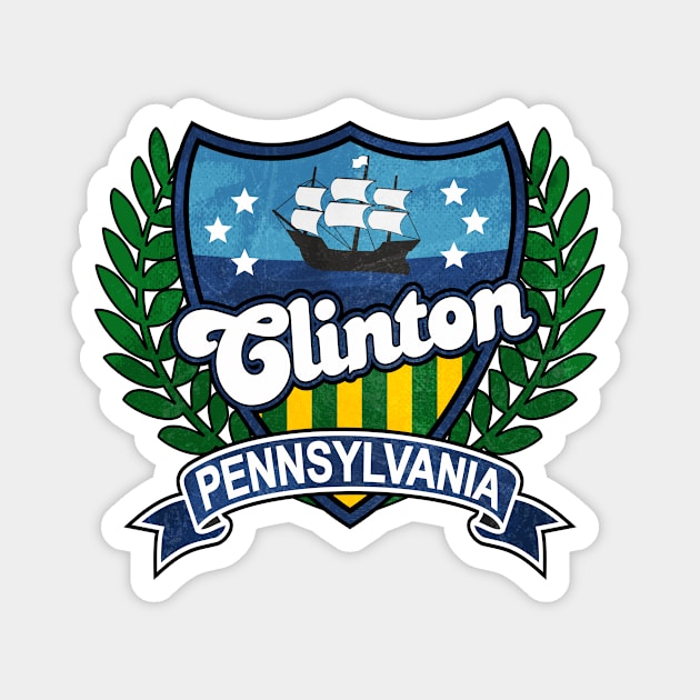 Clinton Pennsylvania Magnet by Jennifer