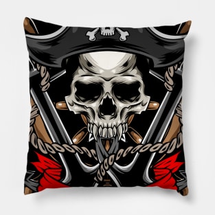 Anchor Skull Pirates Pillow