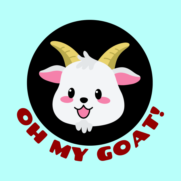 Oh My Goat | Goat Pun by Allthingspunny