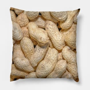 Salted Raw Peanuts In Shells Photograph Pillow