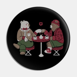 Bear's Coffee Valentines by Tobe Fonseca Pin