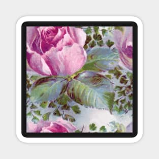 Vintage rose and ferns Magnet